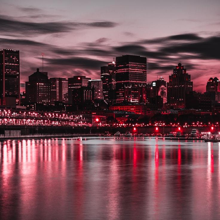 Sunset outdoors in Netherlands